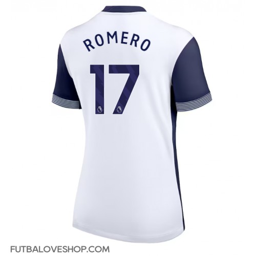 Dres Tottenham Hotspur Cristian Romero #17 Domáci pre Ženy 2024-25 Krátky Rukáv